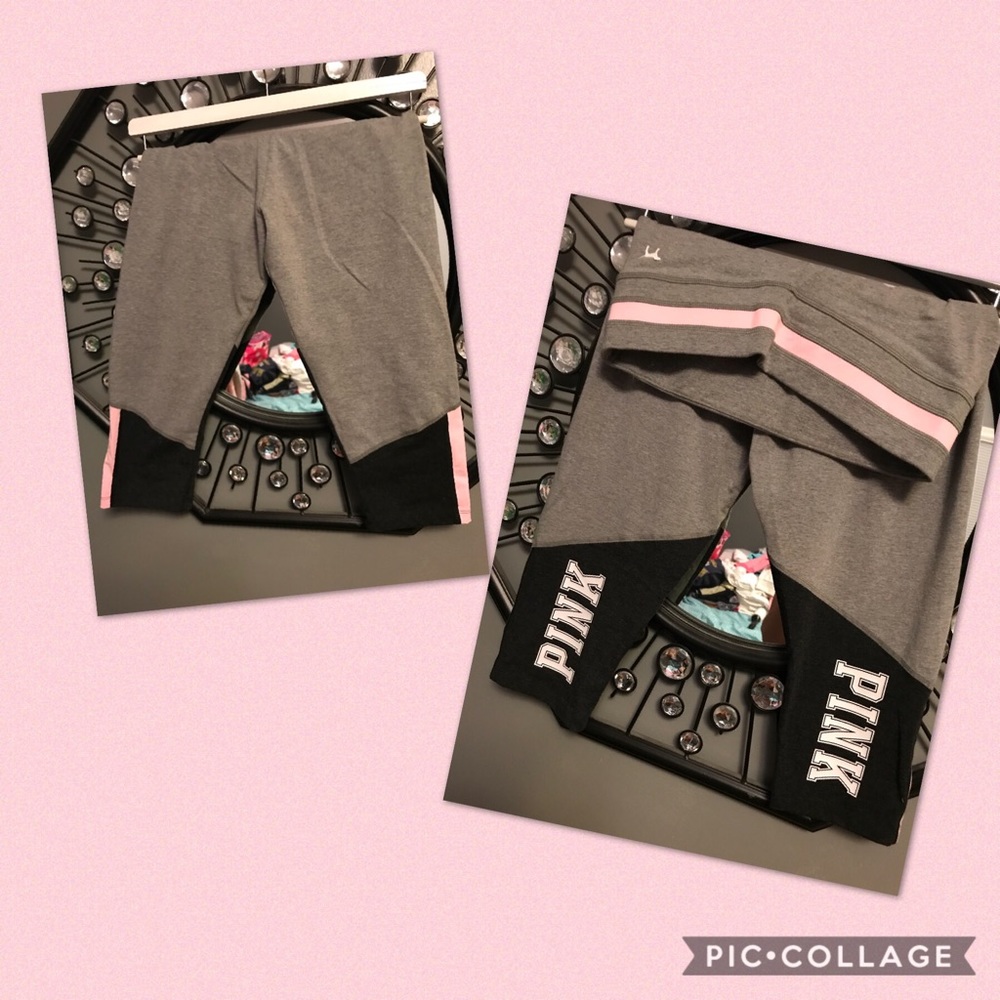 NEW VS PINK Crop Yoga Bottoms
